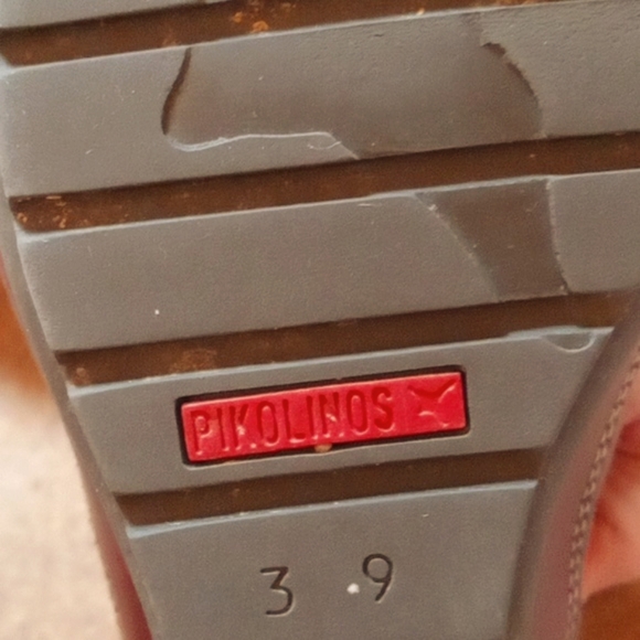 Pikolinos Wedge Leather Sneaker Boots 39 US 8.5 / 9 GUC Spain - Picture 5 of 9
